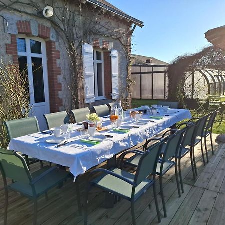 Gite Familial Avec Piscine Chauffee A Lege - Fr-1-306-1296 Eksteriør bilde