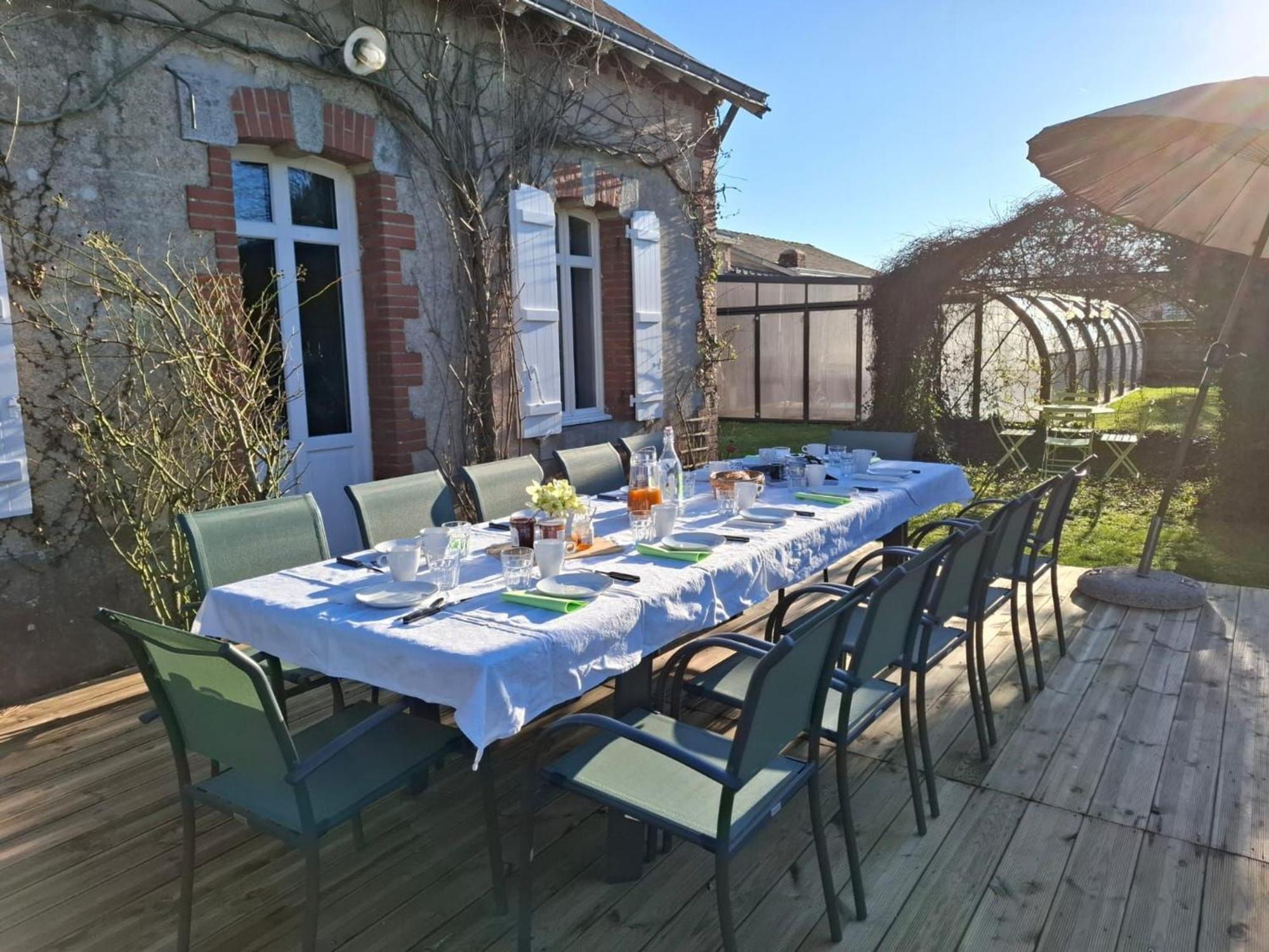 Gite Familial Avec Piscine Chauffee A Lege - Fr-1-306-1296 Eksteriør bilde